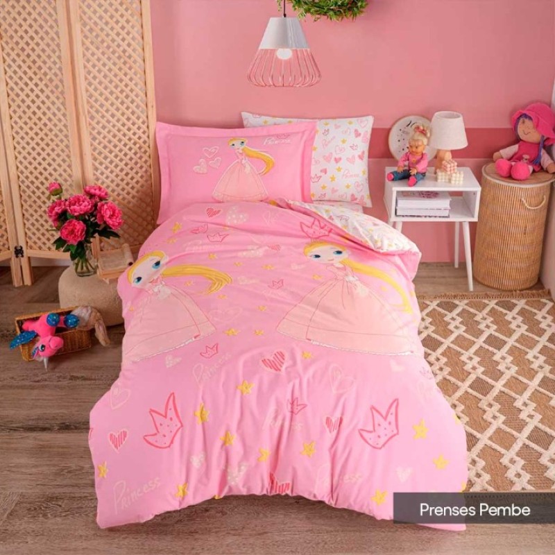 Elden Taksitle HOBBY POPLİN TEK KİŞİLİK NEVRESİM TAKIMI