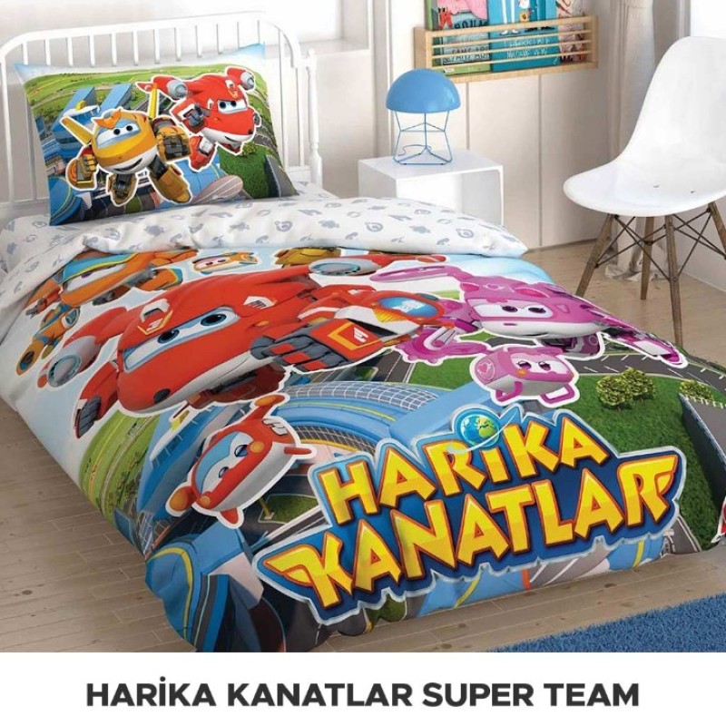 Elden Taksitle TAÇ LİSANSLI TEK KİŞİLİK NEVRESİM TAKIMI 3607