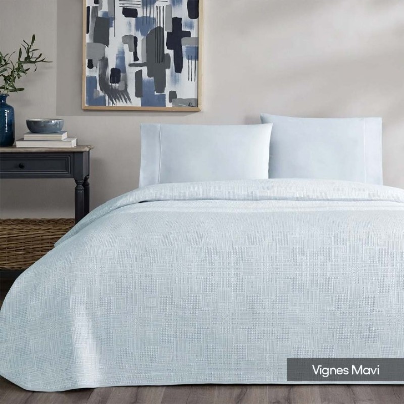 Elden Taksitle TAÇ JAKAR TEK KİŞİLİK PİKE TAKIMI 3699