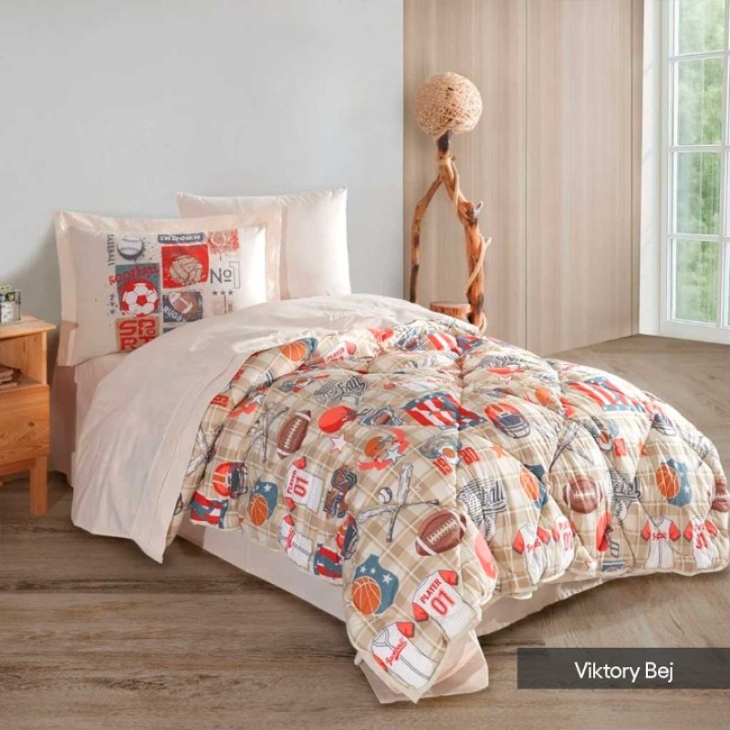 Elden Taksitle HOBBY POPLİN TEK KİŞİLİK UYKU SETİ