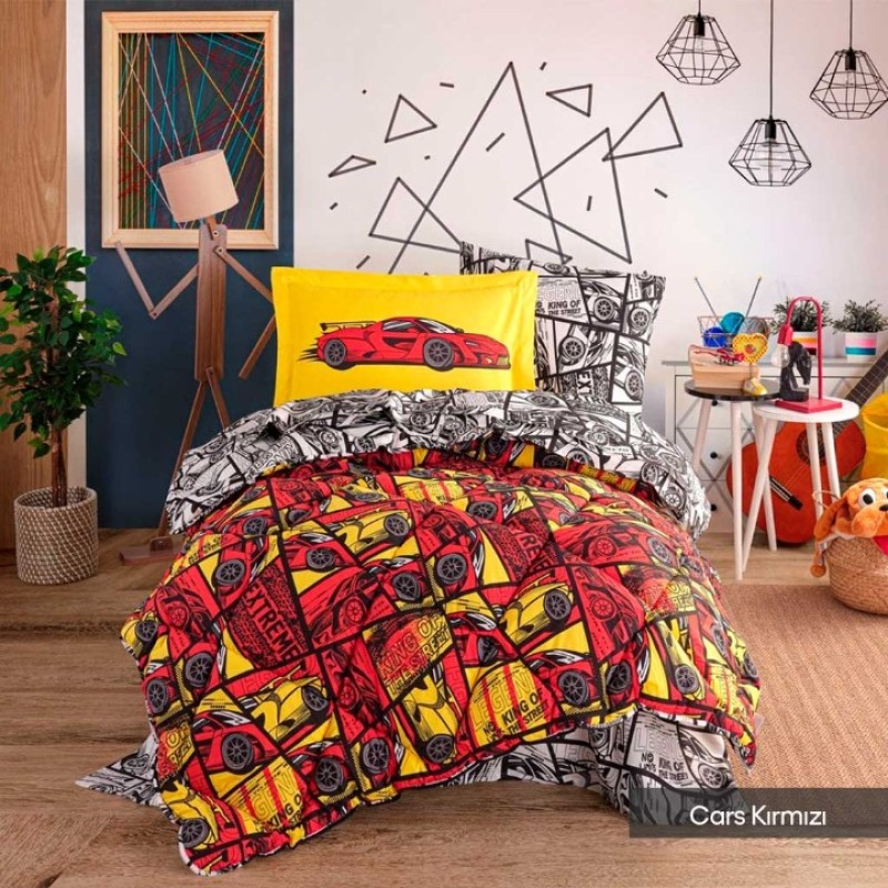 Elden Taksitle HOBBY POPLİN TEK KİŞİLİK UYKU SETİ