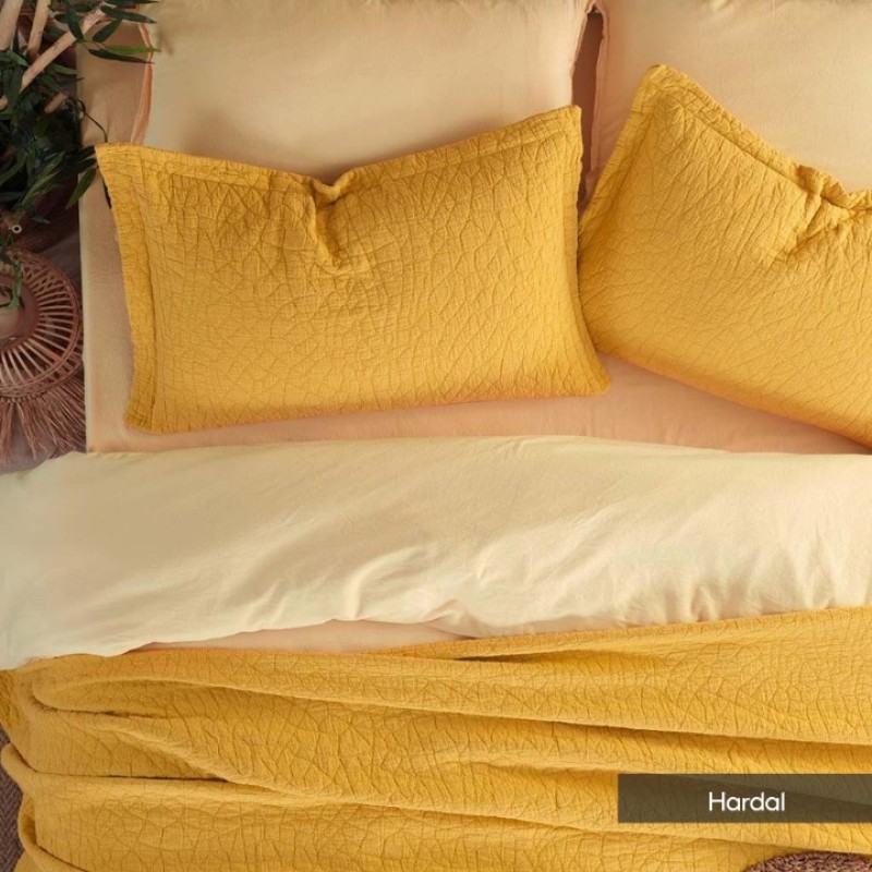 Elden Taksitle İYİ GECELER İSTANBUL ZEN STONE ÇİFT KİŞİLİK YATAK ÖRTÜSÜ