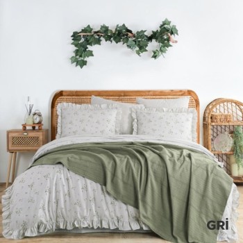 İYİ GECELER İSTANBUL LE AMORE NEVRESİMLİ PİKE TAKIMI