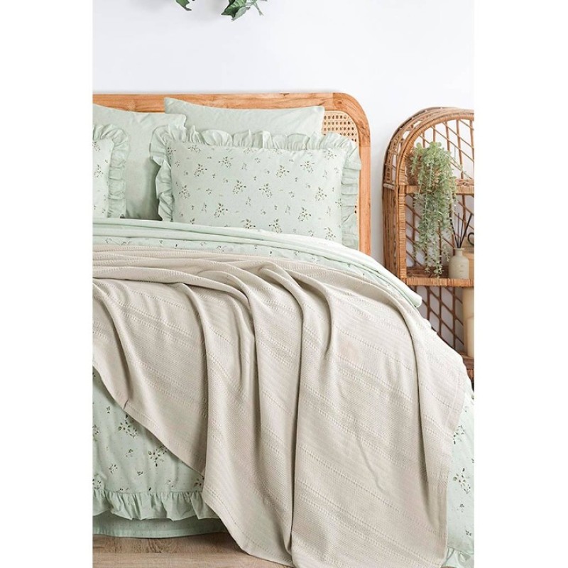 Elden Taksitle İYİ GECELER İSTANBUL LE AMORE NEVRESİMLİ PİKE TAKIMI