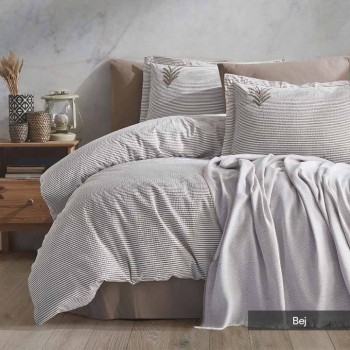 İYİ GECELER İSTANBUL MARIBELL ÇİFT KİŞİLİK NEVRESİM PİKE SET