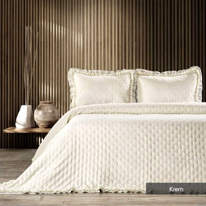 Elden Taksitle ZEBRA CASA ÇİFT KİŞİLİK LIMA YATAK ÖRTÜSÜ