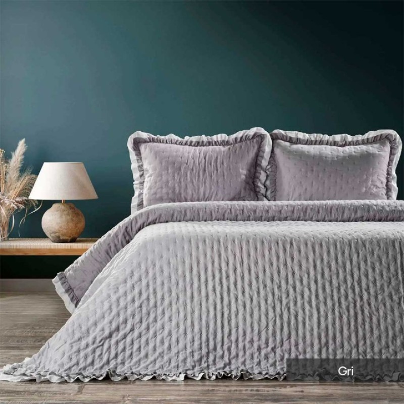 Elden Taksitle ZEBRA CASA ÇİFT KİŞİLİK LIMA YATAK ÖRTÜSÜ