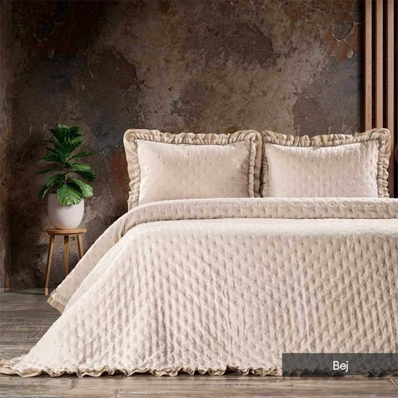 Elden Taksitle ZEBRA CASA ÇİFT KİŞİLİK LIMA YATAK ÖRTÜSÜ