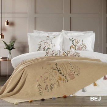 ZEBRA CASA LENORA NAKIŞLI NEVRESİMLİ BATTANİYE SETİ