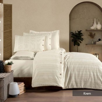 ZEBRA CASA LİKYA ÇİFT KİŞİLİK NEVRESİM TAKIMI