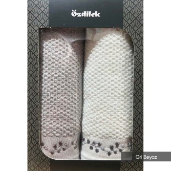 ÖZDİLEK FOGLIA 2 Lİ KUTULU HAVLU