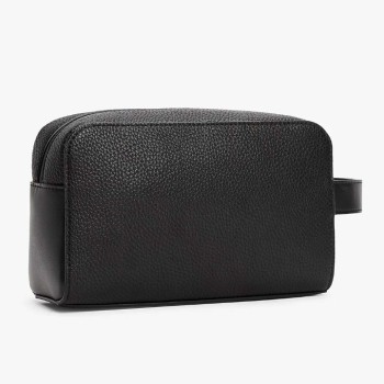 TOMMY HILFIGER SİYAH ERKEK ÇANTA SS25 TH MONOGRAM WASHBAG AM0AM13255BDS