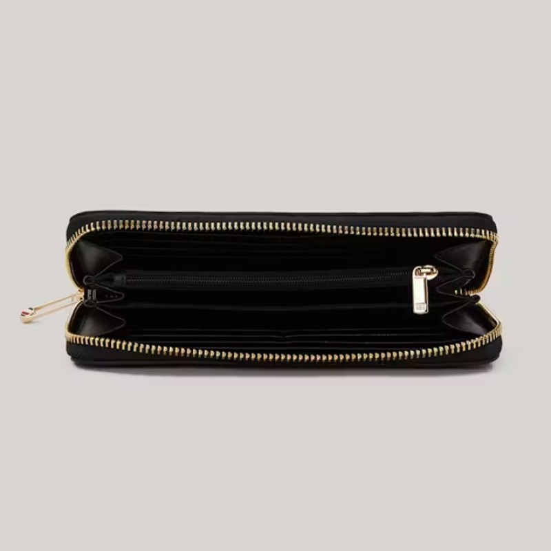 Elden Taksitle TOMMY HILFIGER MAVİ KADIN CÜZDAN SS25 POPPY TH LARGE ZA AW0AW15642DW6