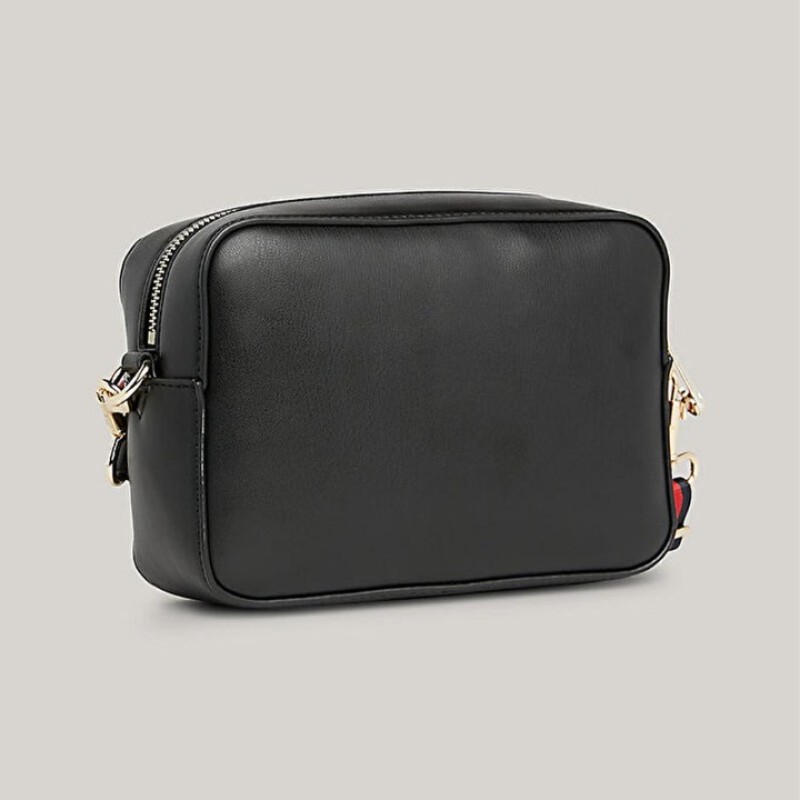 Elden Taksitle TOMMY HILFIGER SİYAH KADIN ÇANTA SS25 ICONIC TOMMY CAMERA CORP AW0AW15864BDS