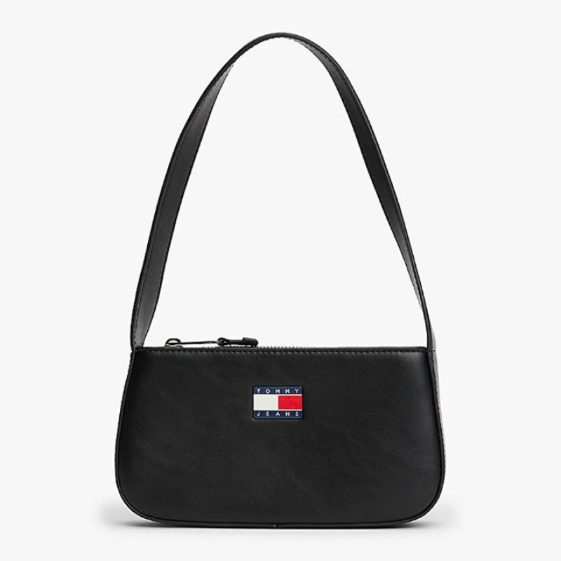 Elden Taksitle TOMMY HILFIGER SİYAH KADIN ÇANTA SS25 TJW ESS MUST SHOULDER AW0AW16966BDS