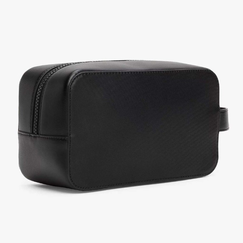 Elden Taksitle TOMMY HILFIGER SİYAH ERKEK ÇANTA SS25 TH FOUNDATION WASHBAG AM0AM13235BDS