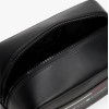 Elden Taksitle TOMMY HILFIGER SİYAH ERKEK ÇANTA SS25 TH FOUNDATION WASHBAG AM0AM13235BDS