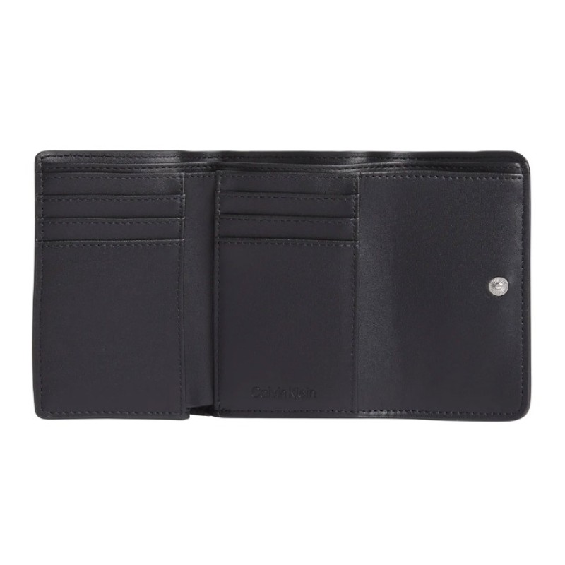 CALVIN CLEIN SİYAH KADIN CÜZDAN SS25 CK MUST SMALL TRIFOLD K60K611934BEH