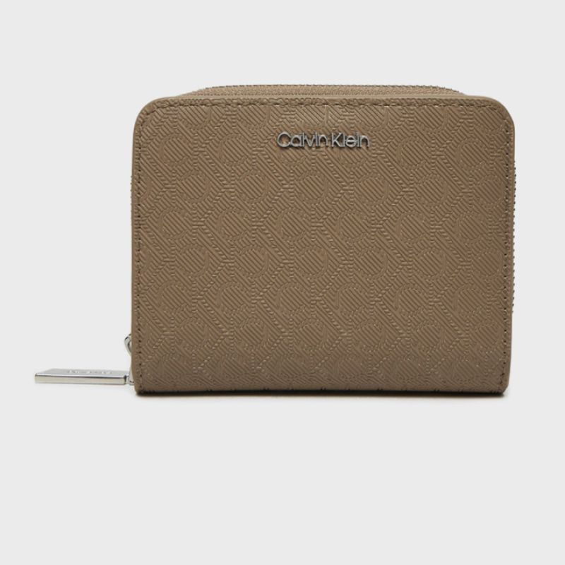 CALVIN KLEIN SS25 KADIN CÜZDAN K60K6128250F4 CK MUST MEDIUM ZIP AROUND MONO 8721107062969