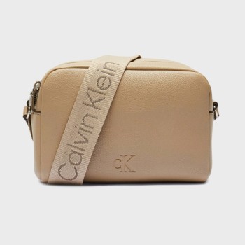 CALVIN CLEIN BEJ KADIN ÇANTA SS25 ULTRALIGHT EW DBLE ZIP CAMERA LV04K3124GPBF