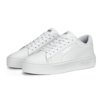 PUMA 39075801 SMASH PLATFORM V3 BEYAZ KADIN SNEAKER AYAKKABI