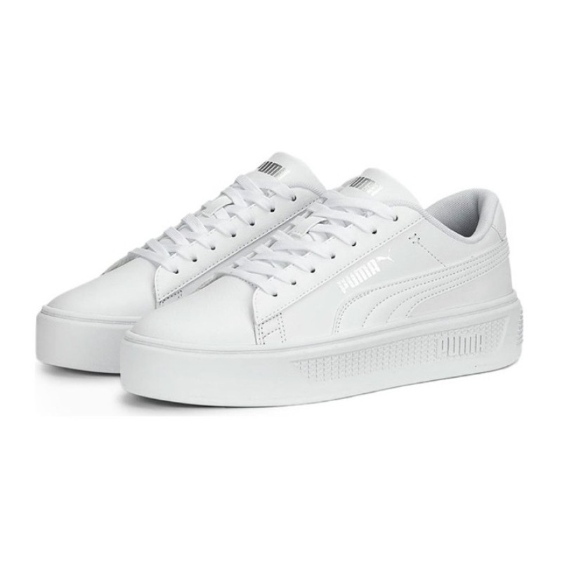 Elden Taksitle PUMA 39075801 SMASH PLATFORM V3 BEYAZ KADIN SNEAKER AYAKKABI