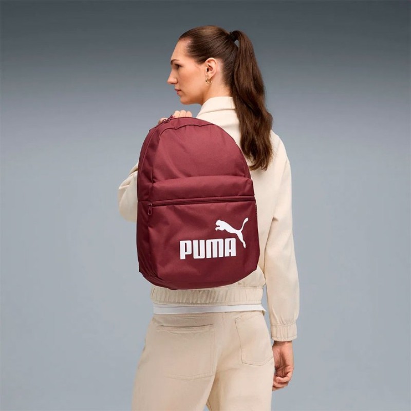 Elden Taksitle PUMA PHASE BACKPACK UNISEX BORDO SIRT ÇANTASI 09116420