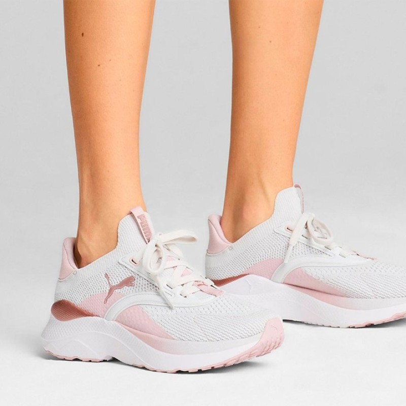 Elden Taksitle PUMA SOFTRIDE MAYVE WNS KADIN BEYAZ SPOR AYAKKABI 31016003