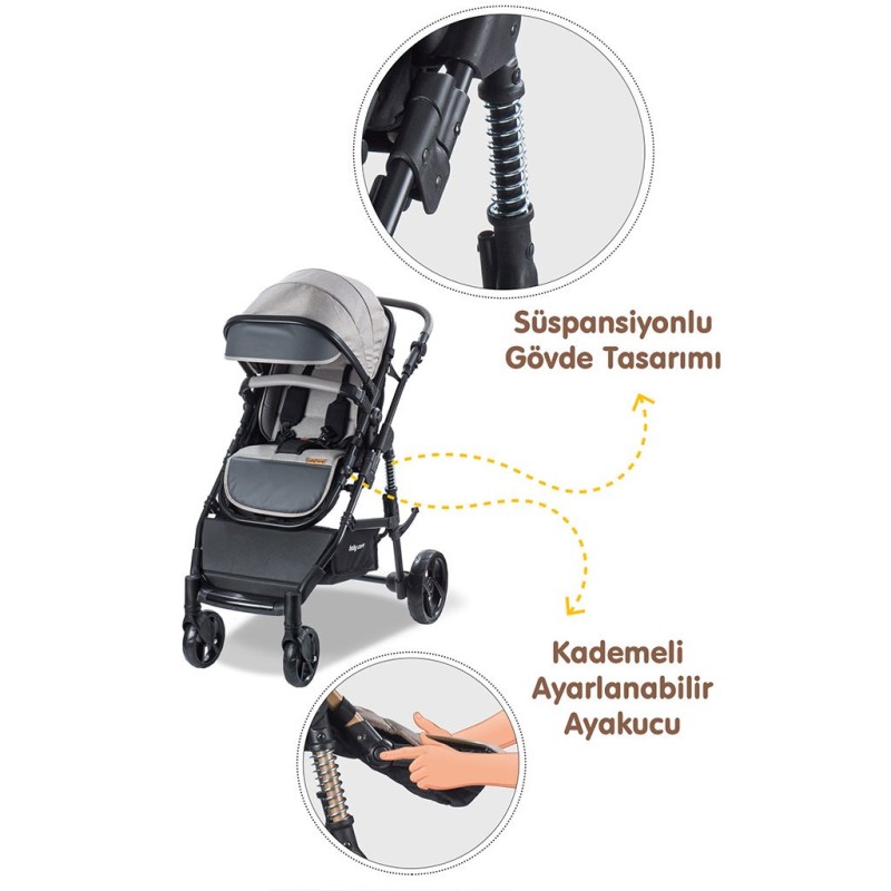 Elden Taksitle BABY CARE BORA CROSS TRAVEL PUSET BC340