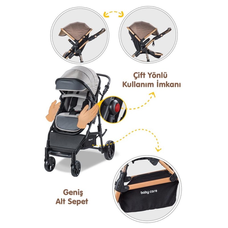 Elden Taksitle BABY CARE BORA CROSS TRAVEL PUSET BC340