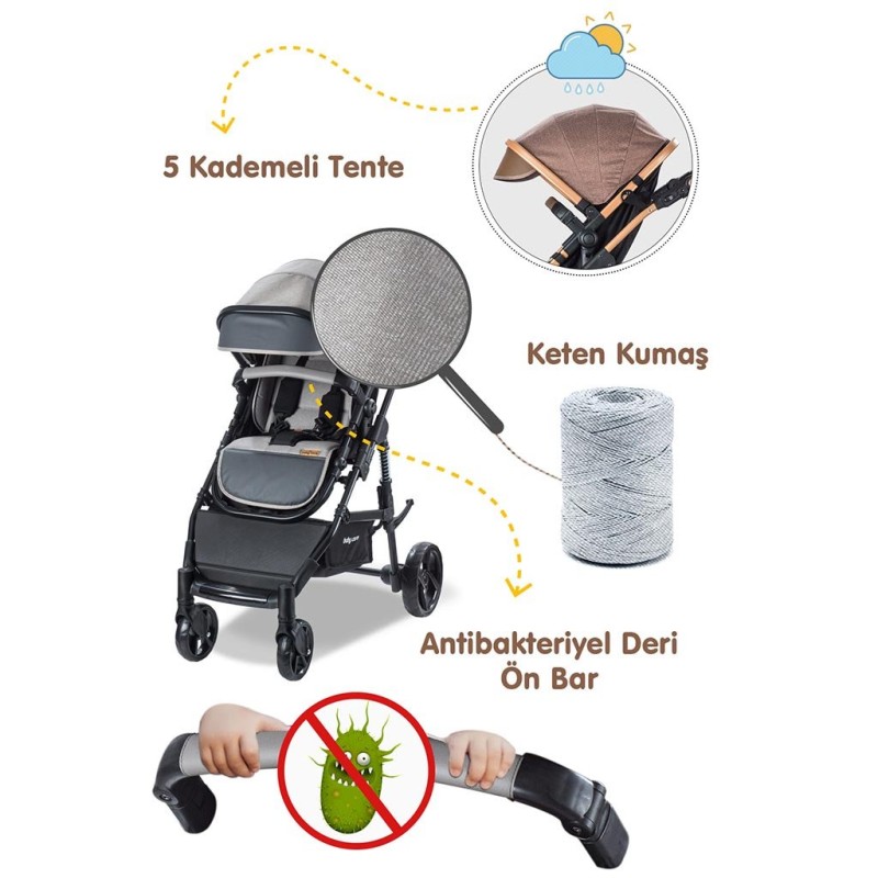 Elden Taksitle BABY CARE BORA CROSS TRAVEL PUSET BC340