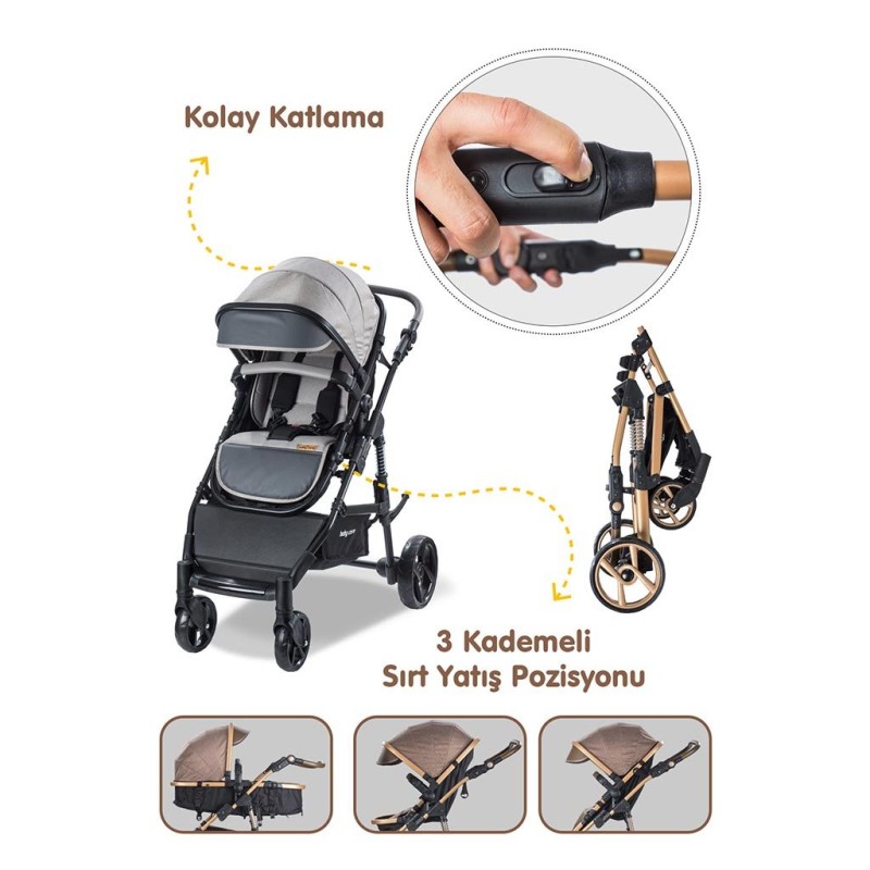 Elden Taksitle BABY CARE BORA CROSS TRAVEL PUSET BC340