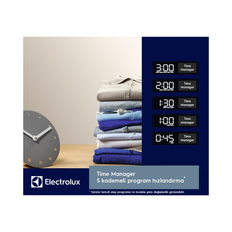 Elden Taksitle ELECTROLUX 10 KG ÇAMAŞIR MAKİNESİ EW6FN421BT