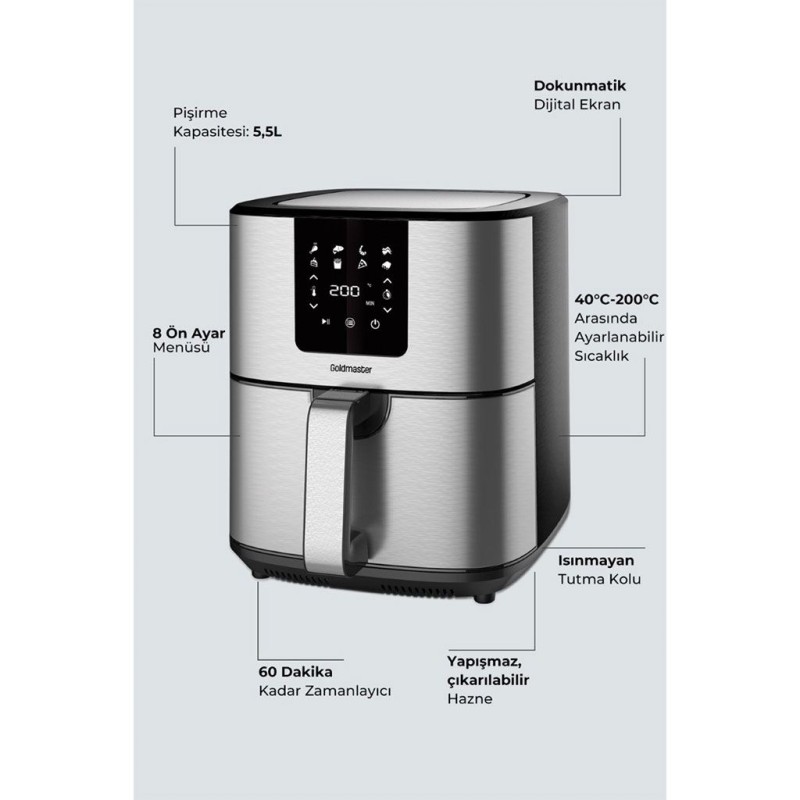 Elden Taksitle GOLDMASTER AIRFRYER EVSFRY01