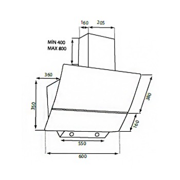 LUXELL DUVAR TİPİ DAVLUMBAZ DA6-835