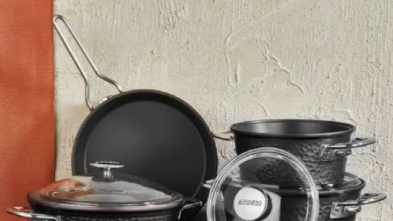 AMBOSS CRUZ 7 PARCA DÖKÜM TENCERE SETİ CRZ 0724