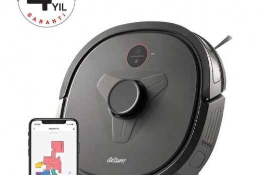 ARZUM ROBOTEK X4 LDS AKILLI ROBOT SÜPÜRGE