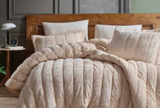 ELART ÇİFT KİŞİLİK VELVET COMFORT UYKU SETİ