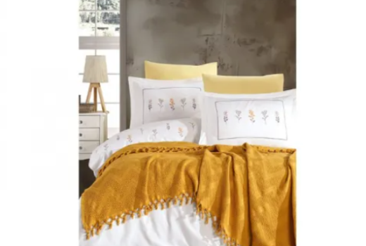 ELART DAISY NEVRESİMLİ PİKE TAKIMI