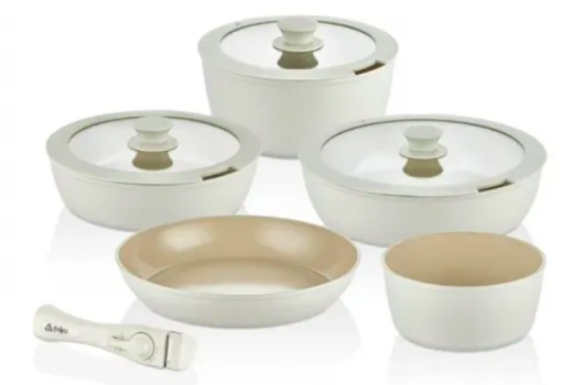 FALEZ AURIS SERAMİK 9 PARÇA TENCERE SETİ