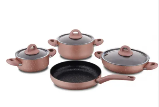 KORKMAZ BELLA GRANİT TENCERE SETİ A2894