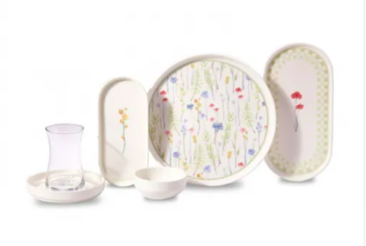 KORKMAZ LUNA COLLECTION 26 PARÇA KAHVALTI TAKIMI A8688