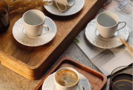 KÜTAHYA BAŞAK 6 LI KAHVE FİNCANI