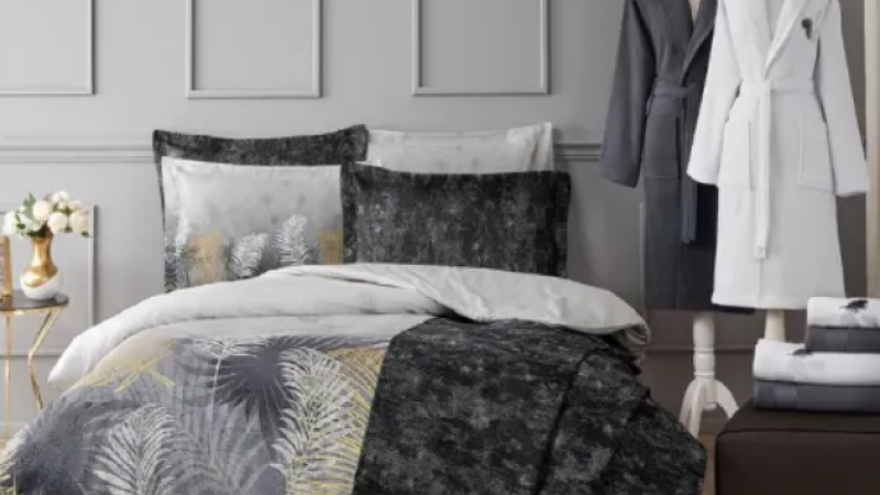 ÖZDİLEK GOLDEN PALM ÇİFT KİŞİLİK GÜNLÜK ÇEYİZ SETİ