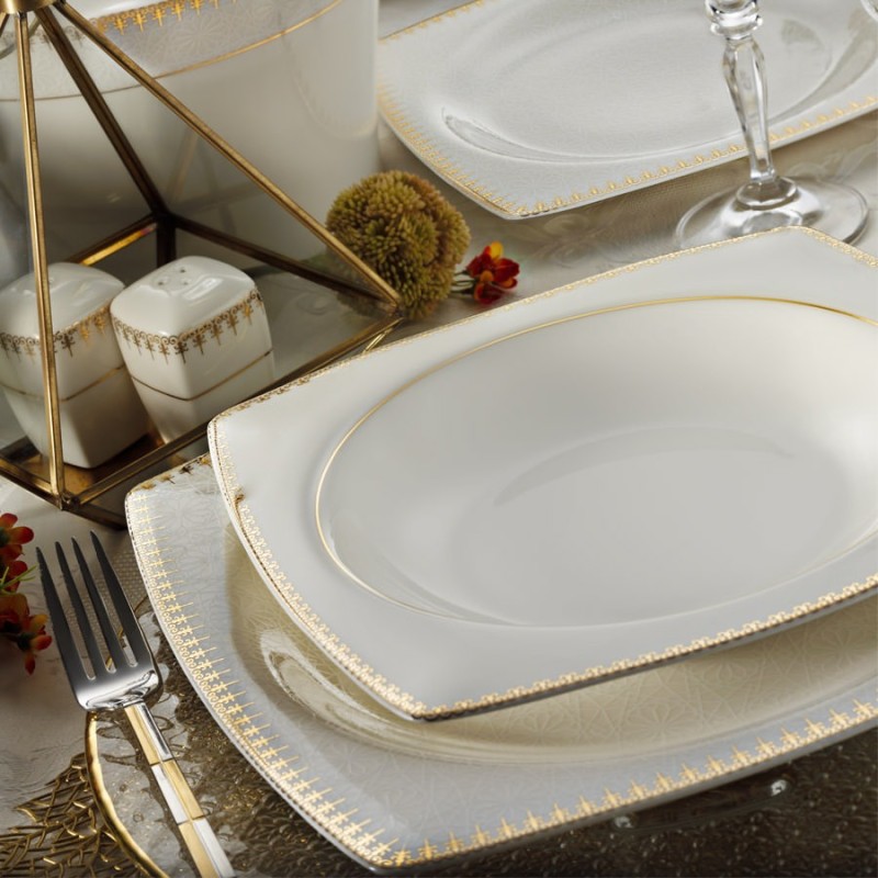 KÜTAHYA BONE MARE 62 PARÇA YEMEK TAKIMI BNMR62YT9715