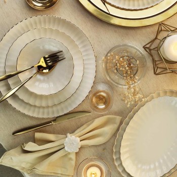 KÜTAHYA BONE LUZ FORM 52 PARÇA YEMEK TAKIMI 