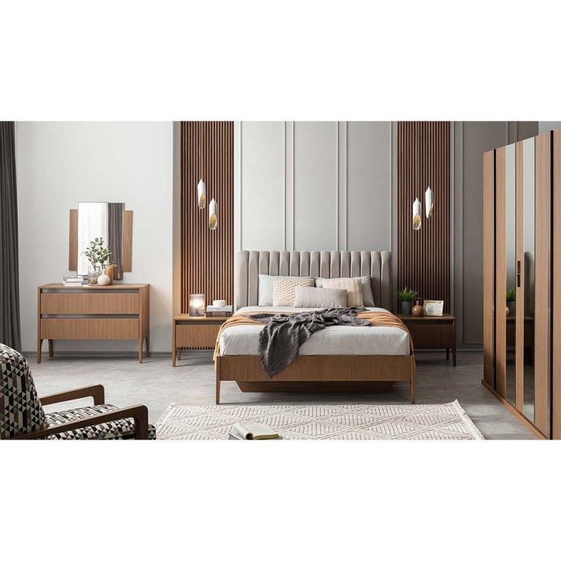 WOOD BAZALI YATAK ODASI