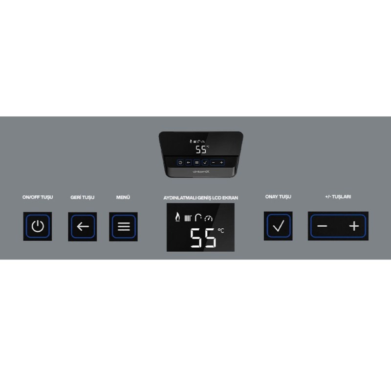 Elden Taksitle DEMİRDÖKÜM VINTOMIX P 24-28 YOĞUŞMALI KOMBİ