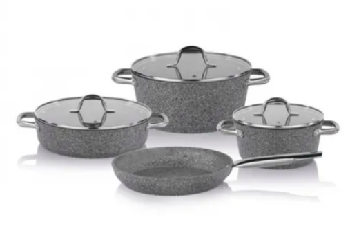 SCHAFER MILLARD YANMAZ YAPIŞMAZ 7 PARÇA TENCERE SETİ