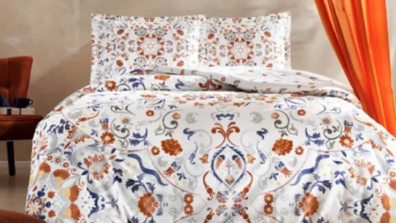 TAÇ SATEN ÇİFT KİŞİLİK NEVRESİM TAKIMI 3254